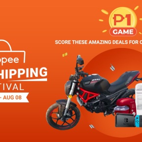 Shopee Raffles Off A Motorcycle For Only ₱1 For Shopee Free Shipping Festival